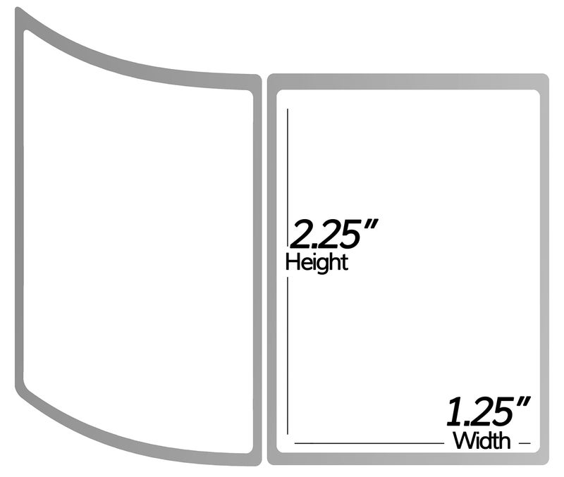 OfficeSmartLabels - 2.5"" x 1.25"" Removable Direct Thermal Labels - Compatible with Rollo & Zebra Desktop Printers and More - 1    Core; Perforated, Water & Oil Resistant [4 Roll, 4000 Labels] - Image 4